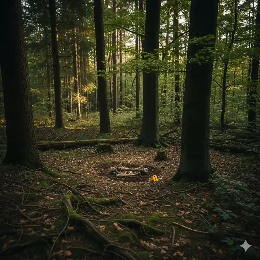 Forest near Kipfenberg, Germany – What happened to Sonja Engelbrecht? (AI-generated image)