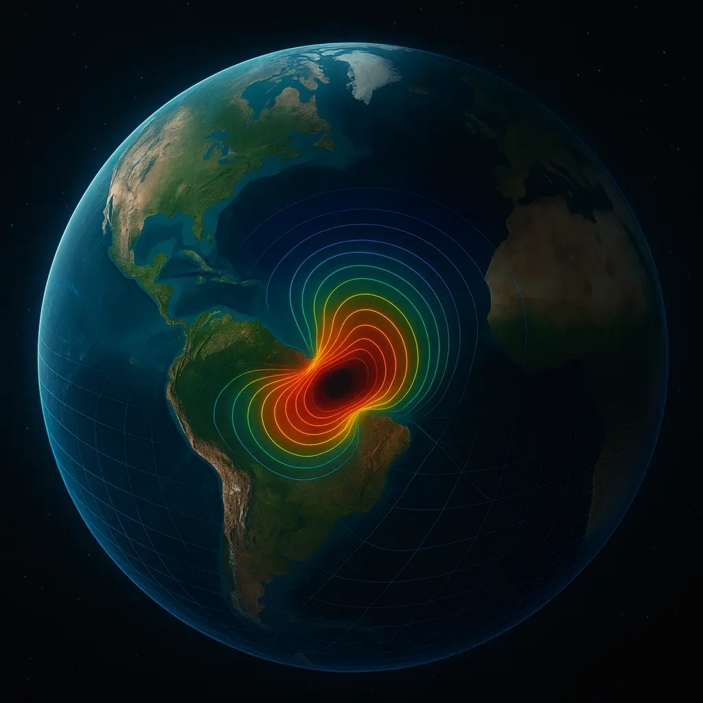 Strange gravity signal detected deep within Earth.